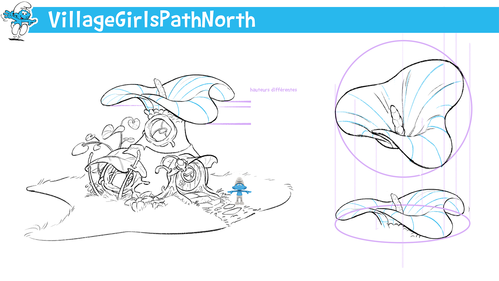 Design of smurfies houses